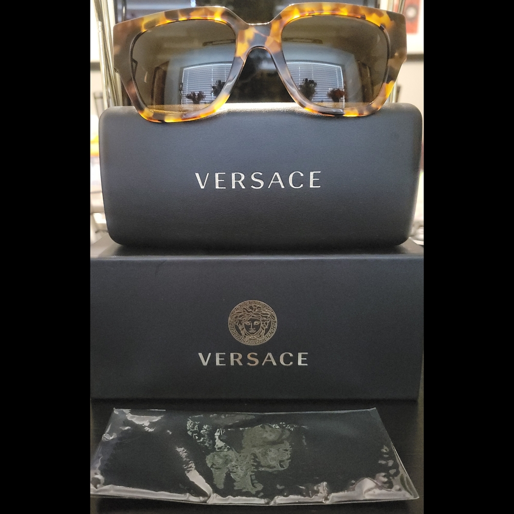 Versace Tortoise Shell Sunglasses